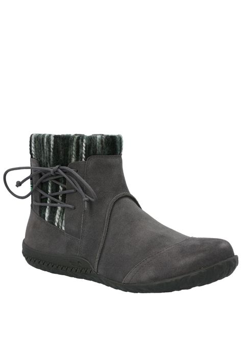Botín Cuero Mujer Cusia Gris-1