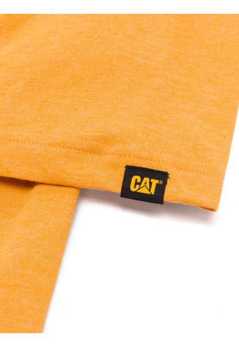 Polera Manga Corta Hombre Trademark Tee Amarillo-3