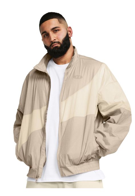 Chaqueta arrugada UA Legacy hombre Café-0