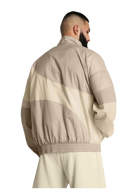 Chaqueta arrugada UA Legacy hombre Café-1