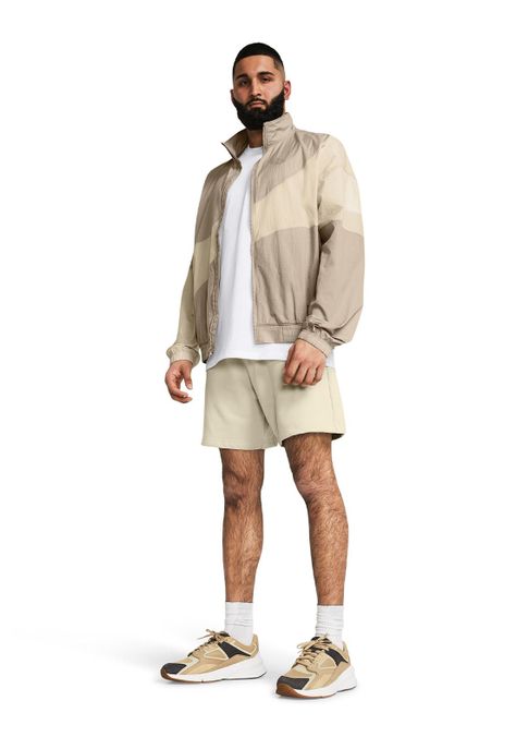 Chaqueta arrugada UA Legacy hombre Café-3