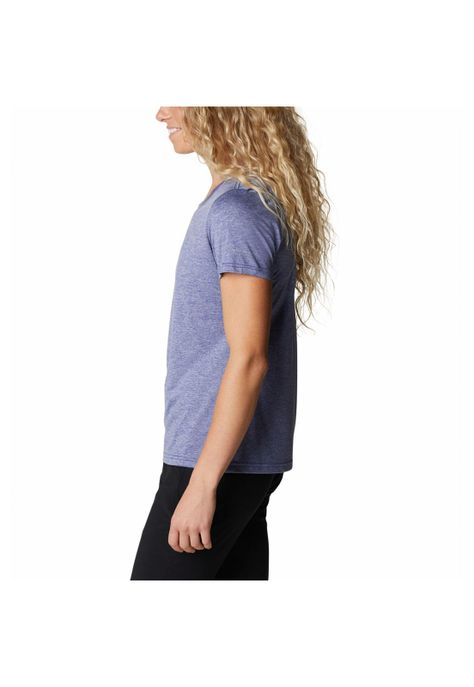 Polo Mujer Hike Ss Azul-1