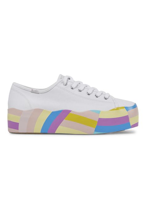 Zapatilla Mujer Triple Up Wavy Blanco-0
