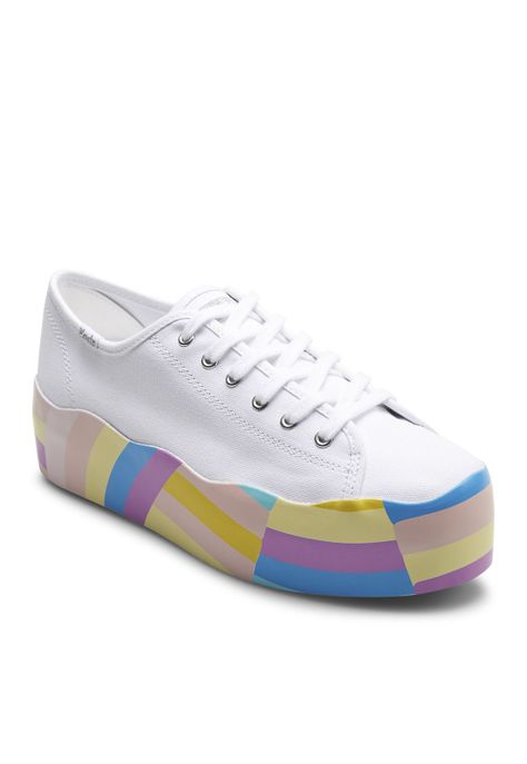 Zapatilla Mujer Triple Up Wavy Blanco-1