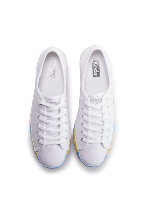 Zapatilla Mujer Triple Up Wavy Blanco-2