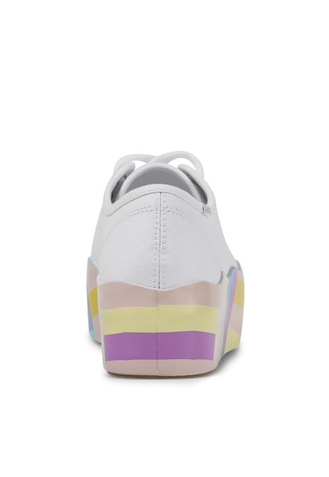 Zapatilla Mujer Triple Up Wavy Blanco-4