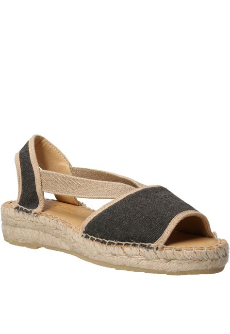 Sandalia Mujer Tete Gris Oscuro-1
