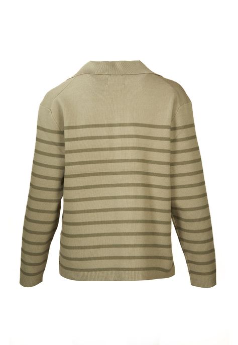 Sweater Fibras Recicladas Mujer Rosa Verde-1