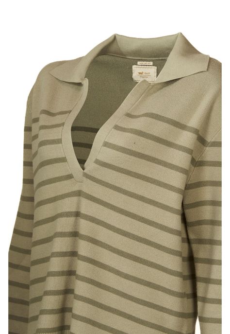 Sweater Fibras Recicladas Mujer Rosa Verde-3