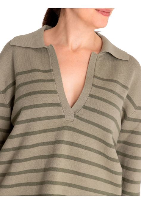 Sweater Fibras Recicladas Mujer Rosa Verde-7