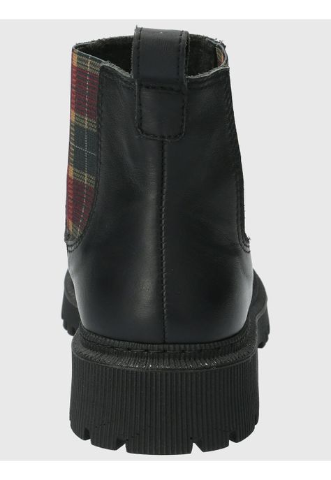 Botin Cuero Mujer Lacock Negro-6