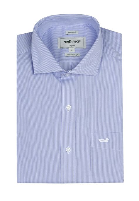 Camisa EasyIron Hombre Cuello Italiano Blanco-0