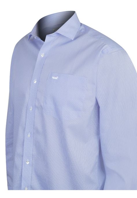 Camisa EasyIron Hombre Cuello Italiano Blanco-3