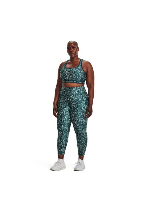 Calza Armour Aop Ankle Leg Verde Mujer-5
