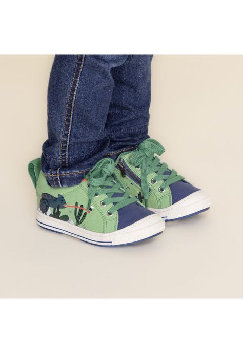 Zapatilla Go Wild (19-29) Verde Niño-0