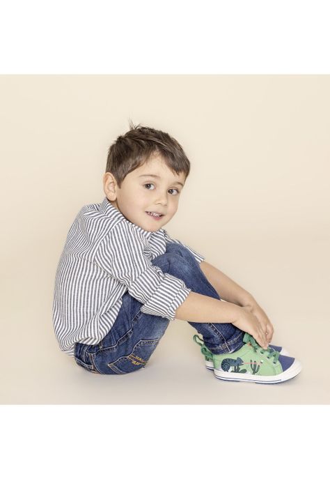 Zapatilla Go Wild (19-29) Verde Niño-1