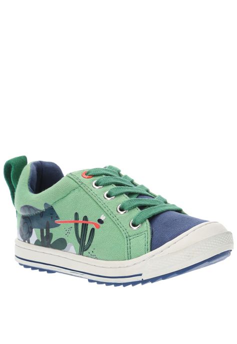 Zapatilla Go Wild (19-29) Verde Niño-2