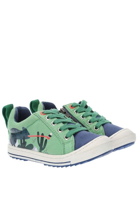 Zapatilla Go Wild (19-29) Verde Niño-6