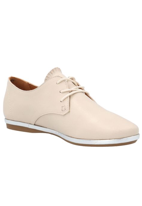 Zapato Cuero Mujer Patmos Blanco -1