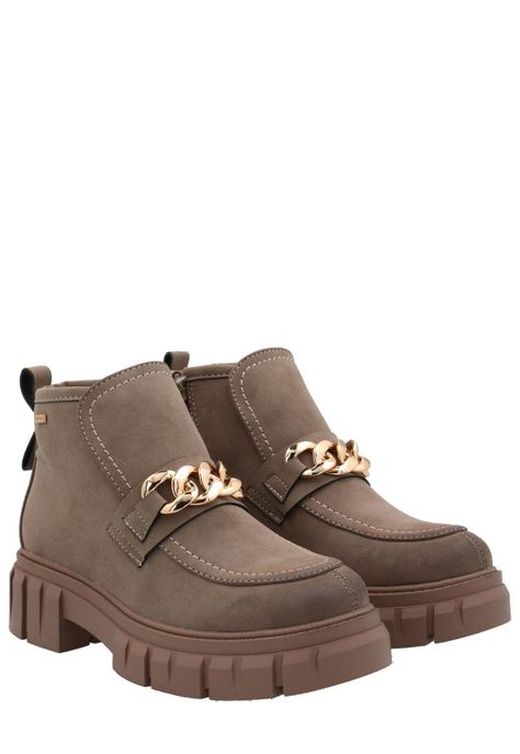 Botín Milan Mujer Taupe-9