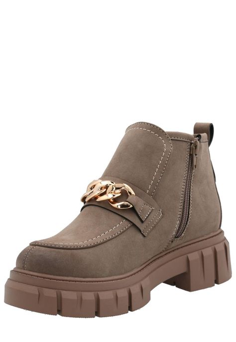 Botín Milan Mujer Taupe-5