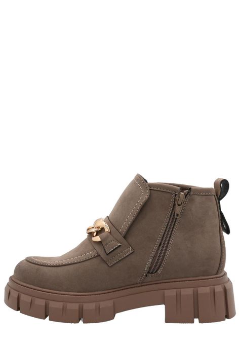 Botín Milan Mujer Taupe-6