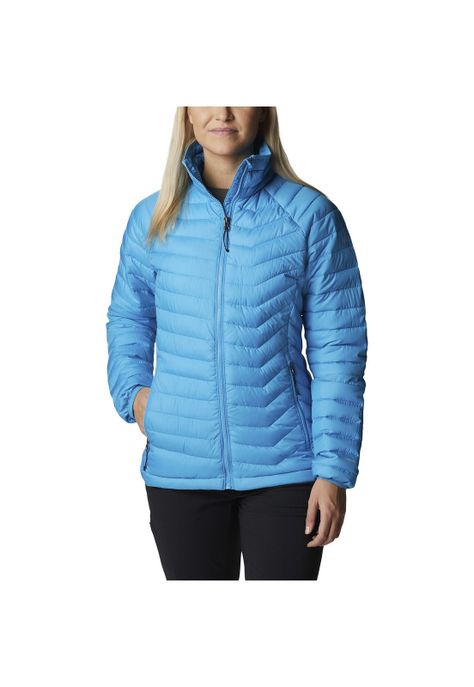 Parka Powder Lite Jacket Celeste Mujer-0
