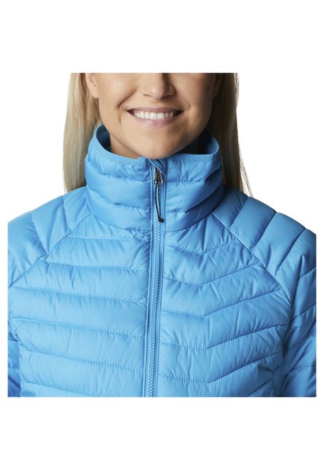 Parka Powder Lite Jacket Celeste Mujer-1