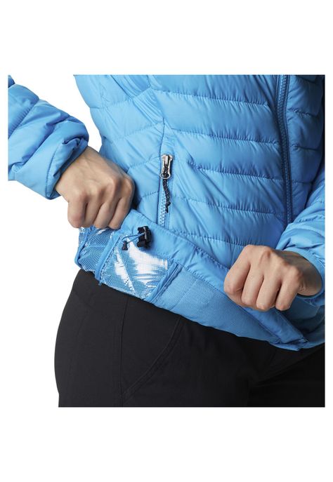 Parka Powder Lite Jacket Celeste Mujer-4