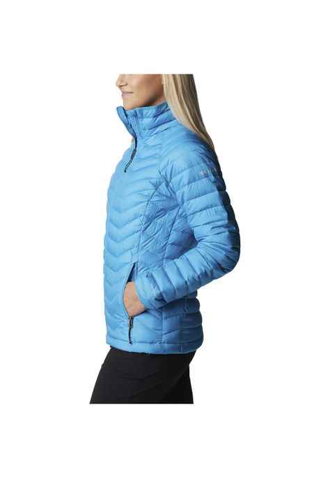 Parka Powder Lite Jacket Celeste Mujer-5