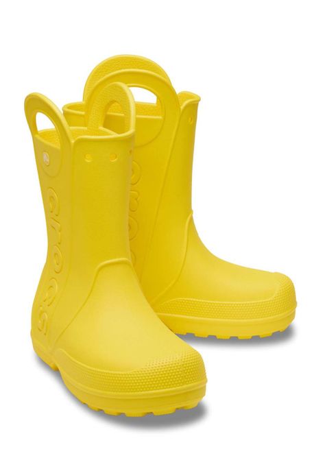 Bota de Agua Crocs Mujer Handle It Rain Boot Amarillo-3