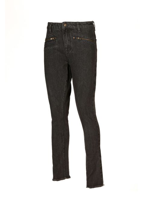 Pantalón Algodón Orgánico Mujer Leman Gris-0