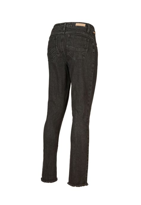 Pantalón Algodón Orgánico Mujer Leman Gris-1