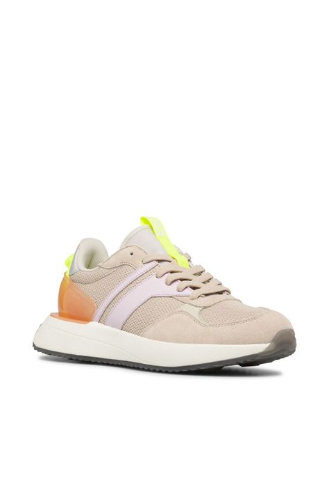 Zapatilla Cuero Mujer Tiasa Arena-1