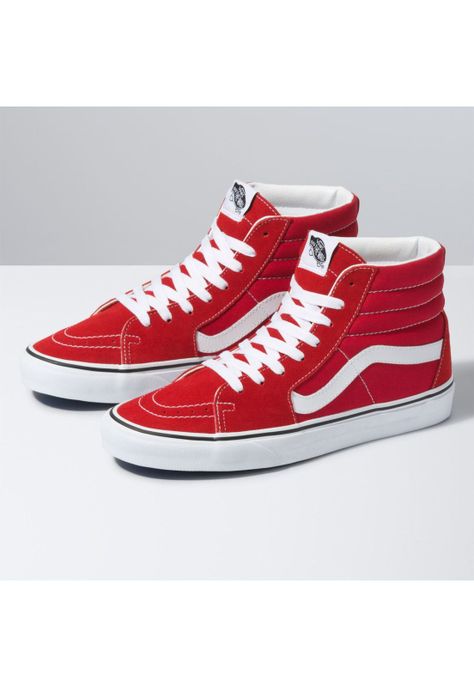 Zapatilla Con Caña Ua Sk8-Hi Rojo Unisex-0