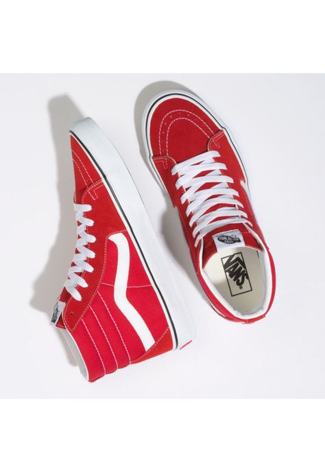 Zapatilla Con Caña Ua Sk8-Hi Rojo Unisex-1