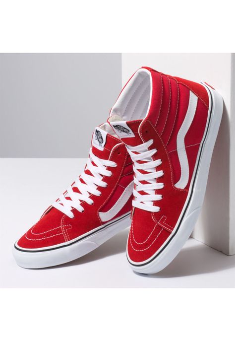Zapatilla Con Caña Ua Sk8-Hi Rojo Unisex-3