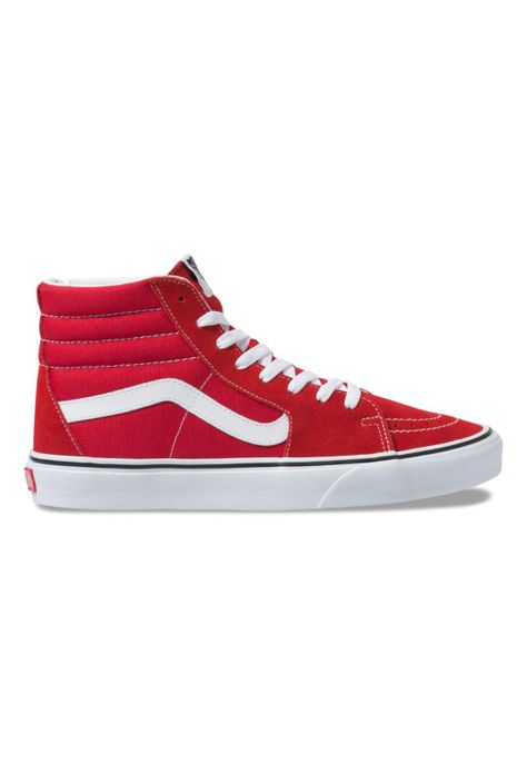 Zapatilla Con Caña Ua Sk8-Hi Rojo Unisex-4