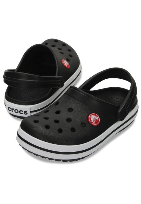 Zueco Crocs Niño Crocband Clog Negro-3