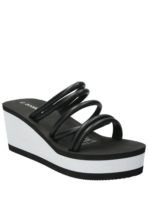 Sandalia Petra Negro Mujer-0