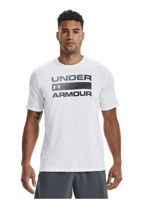 Polera manga crta TeamWrdmrk hombre Blanco-3