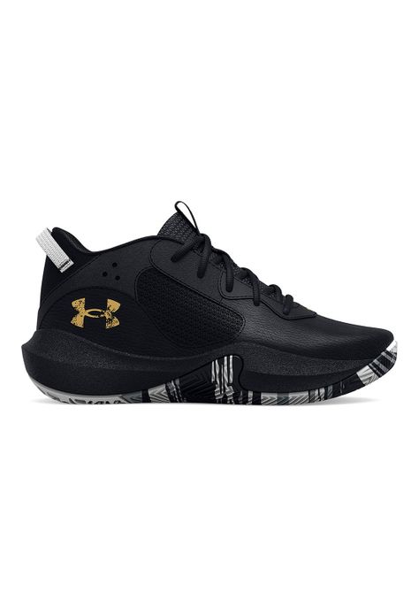 Zapatillas basketball Lockdown6 niño Negro-0
