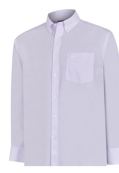 Camisa Libre de Arrugas Lila WF Hombre -4