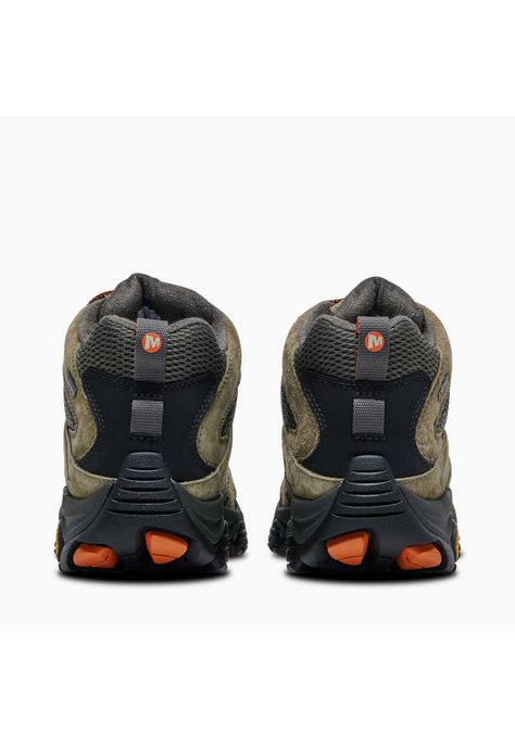 Botín impermeable Hombre Moab 3 Mid GTX Oliva-4