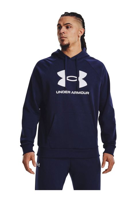 Polerón UA Rival para Hombre Azul Marino-3
