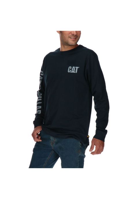 Polera Trademark Banner Azul Oscuro-1