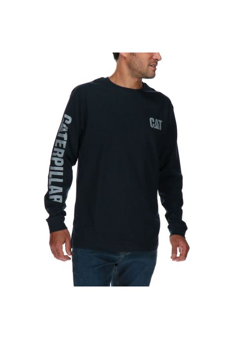 Polera Trademark Banner Azul Oscuro-3