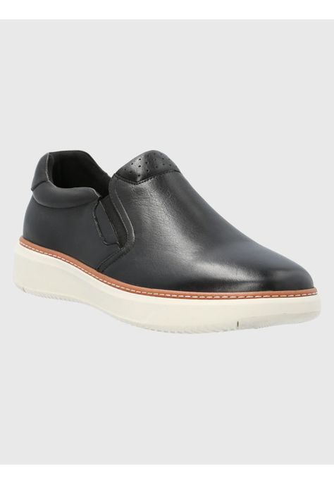 Zapato Cuero Hombre Lite G Negro-0