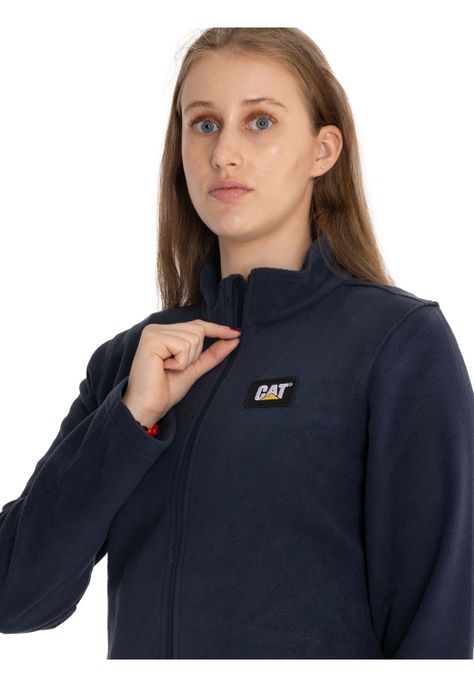Polar Mujer Microfleece Full Zip Azul Marino-3