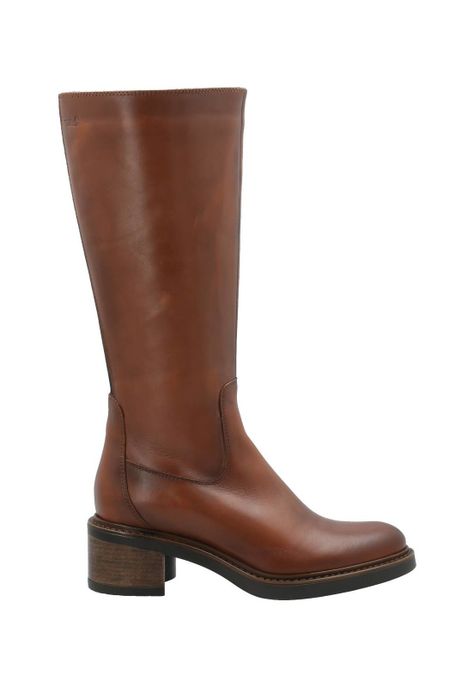 Bota Cuero Mujer Eloise Café Claro-0